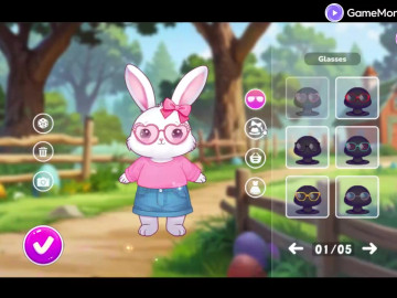 Bunnies Get Ready for Easter