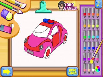Cars Coloring Game