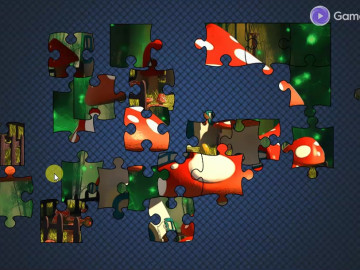 Funny Mushroom Houses Jigsaw