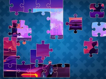 Night Time Cars Jigsaw