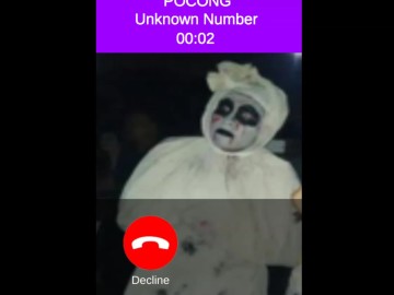 Pocong Creepy Video Call Horror