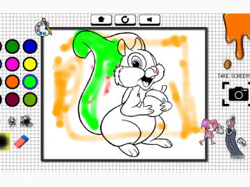 Squirrel Coloring Adventure
