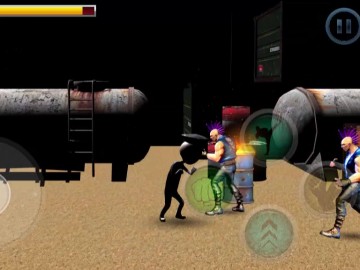 Stickman Police vs Gangsters Street Fight