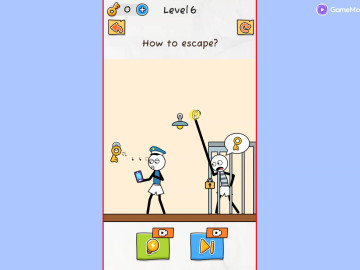 Stickman Troll- Thief Puzzle